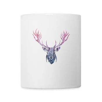Hirsch - Tasse - Weiß - Vorne