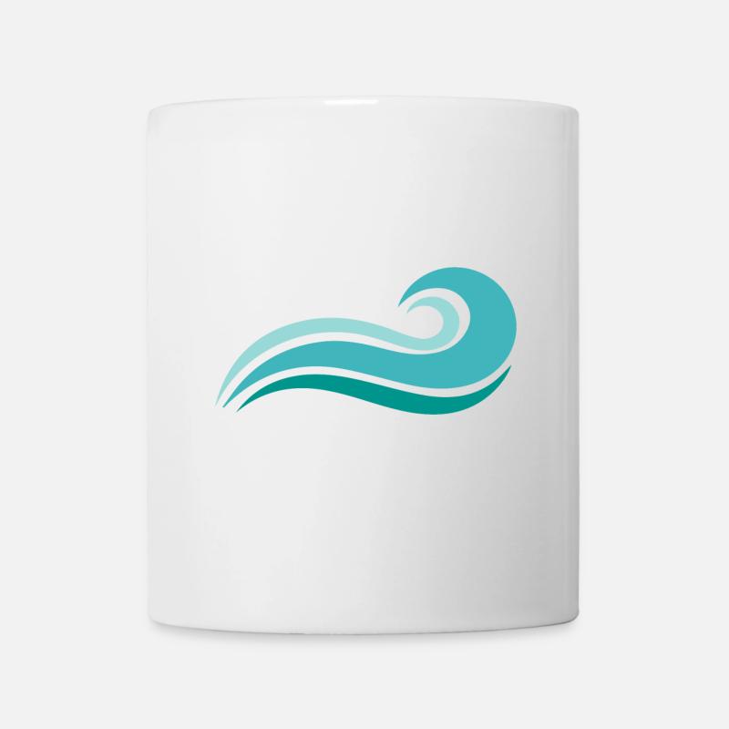 Welle - Tasse - Weiß