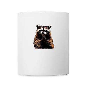 Evil Raccoon for dark clothes - Mug - white - Front