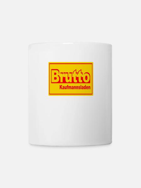 Brutto Kaufmannsladen - Tasse - Weiß
