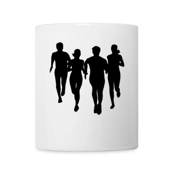run, running - people runnings - Mug blanc - blanc - Devant