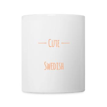 Schwedisch Schweden Schwede Baby Spruch Geschenk - Tasse - Weiß - Vorne