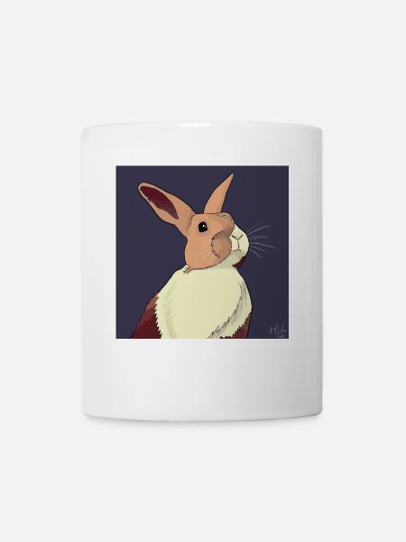 Rabbit Illustration - Mug - white