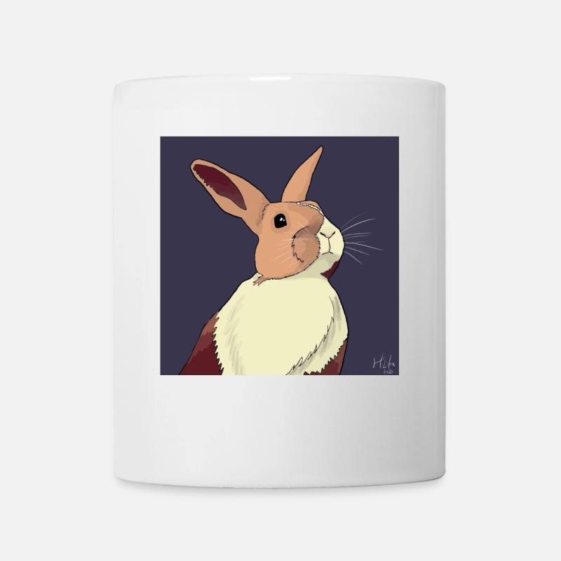 Rabbit Illustration - Mug - white