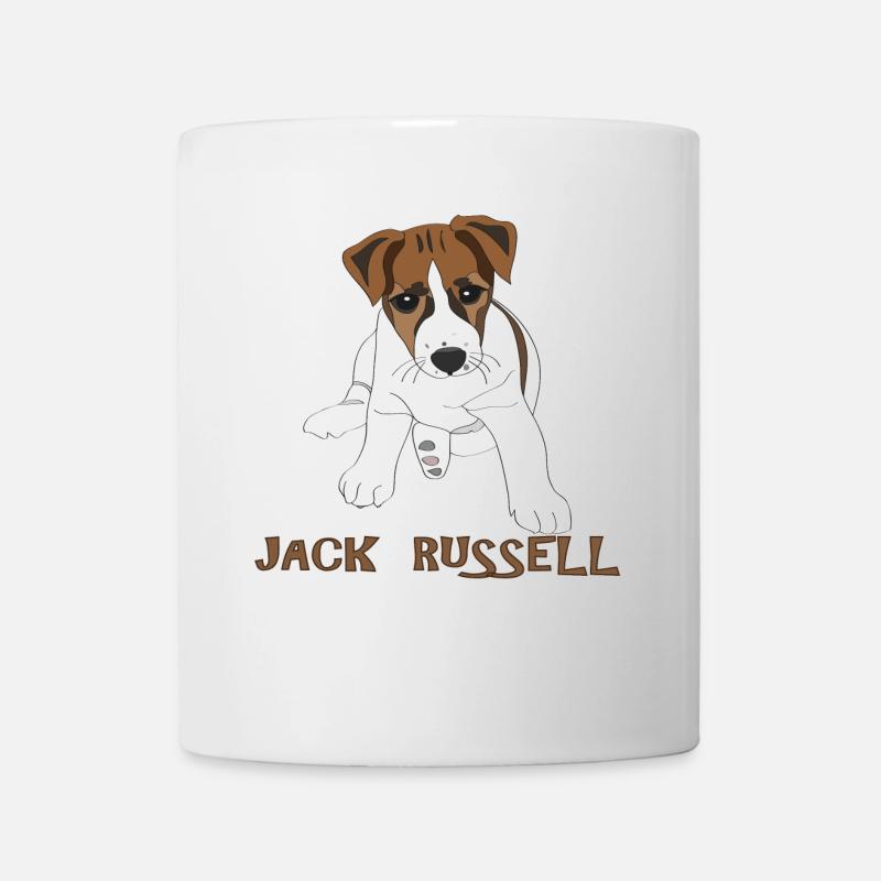 Petit Jack Russell chiot - Mug blanc - blanc