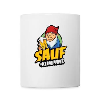 gartenzwerg bier zwerg saufen kumpane - Tasse - Weiß - Vorne