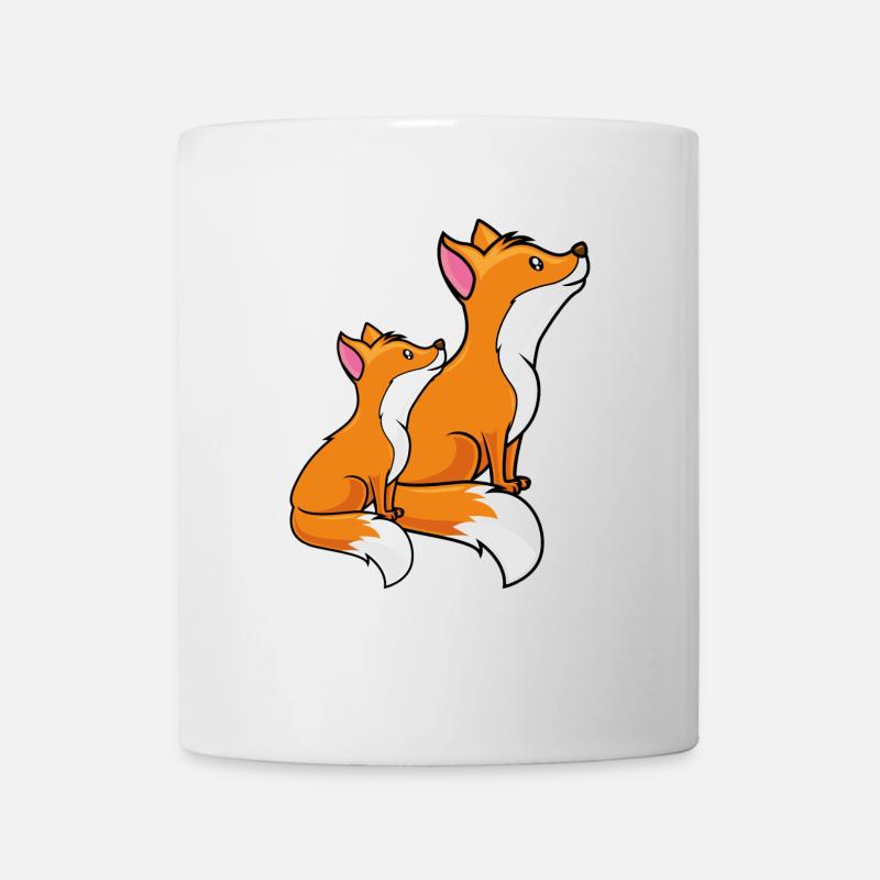 fuchs comic kind baby - Tasse - Weiß