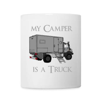 My camper is a Truck - Mug - white - Front
