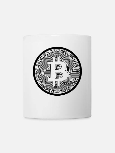 A Bitcoin - Tasse - Weiß