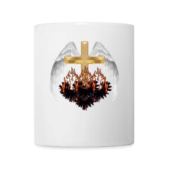Cross Heaven Hell Beyond Reincarnation Satan - Mug - white - Front