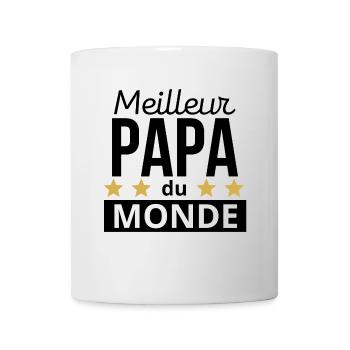 Meilleur papa du monde - Mug blanc - blanc - Devant