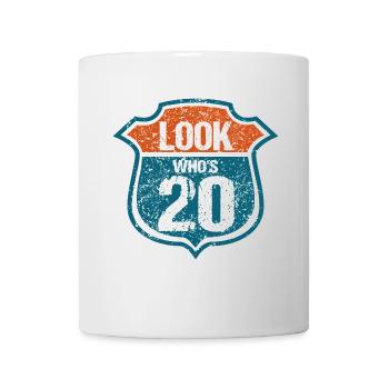 Look who's 20 - Tasse - Weiß - Vorne