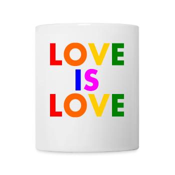Love is love - Tasse - Weiß - Vorne