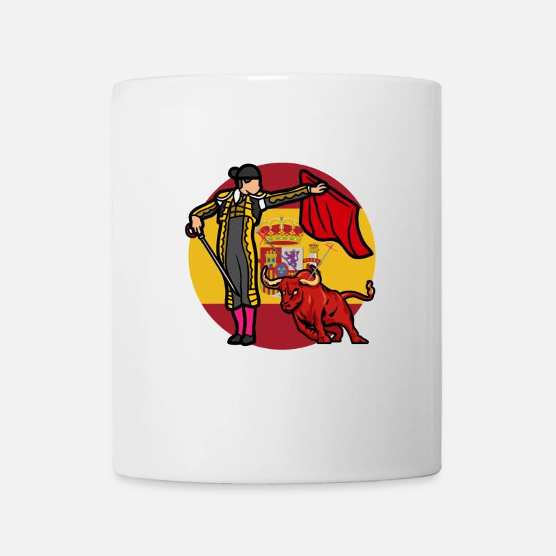 Es lebe der Stierkampf - Tasse - Weiß