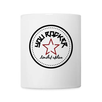 DU ROCKER RED CLASSIC - Tasse - Weiß - Vorne