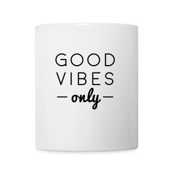 GOOD VIBES ONLY - Mug - white - Front
