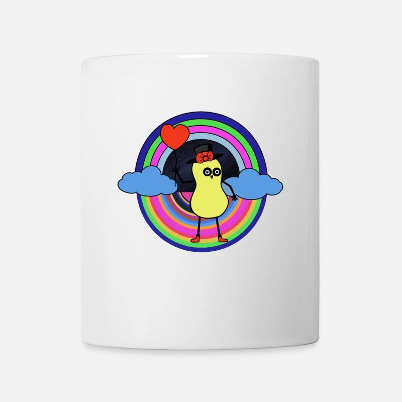 Peanut Dream Nut Kids Good Night Rainbow - Mug - white