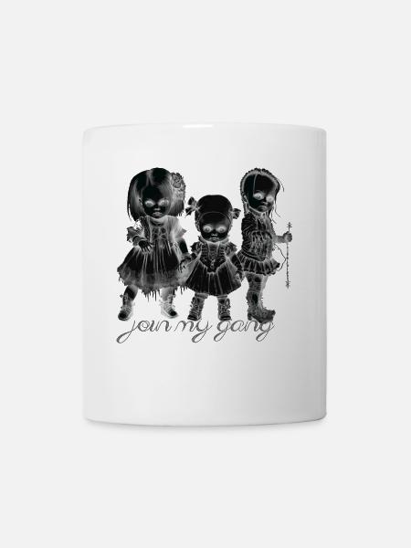 Goth babys schwarz Gothic Familie Kinder - Tasse - Weiß