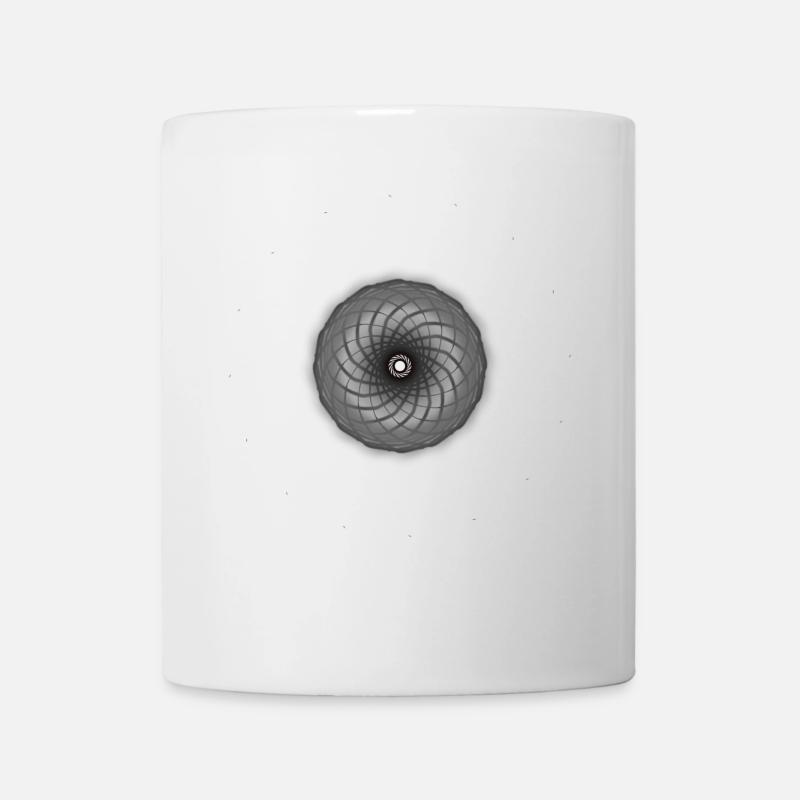 Illusion de cercle - Mug blanc - blanc