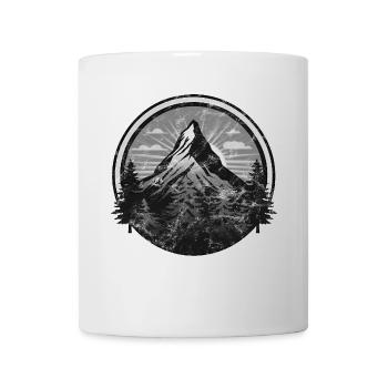 Mountain, climbing, hiking, mountaineering, mountain biking - Mug - white - Front