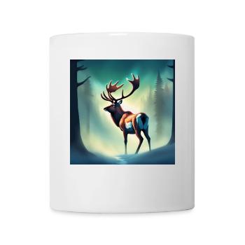 Kanadisches Waldkaribu - Tasse - Weiß - Vorne