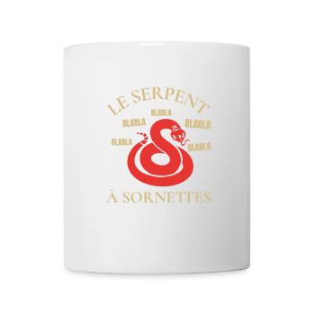 LE FAMEUX SERPENT À SORNETTES ! - Mug blanc - blanc - Devant