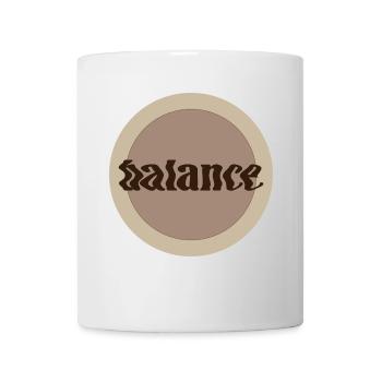 yoga design balance - Tasse - Weiß - Vorne