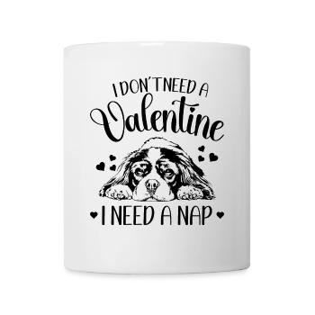Cavalier King Charles Spaniel Valentine Wilsigns - Mug blanc - blanc - Devant