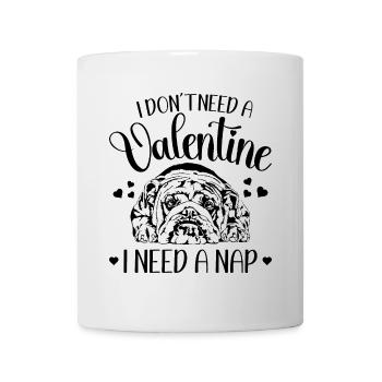 Bouledogue anglais Saint-Valentin chiens chien Wilsigns - Mug blanc - blanc - Devant