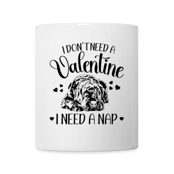Schnauzer géant Saint-Valentin chiens chien Wilsigns - Mug blanc - blanc - Devant