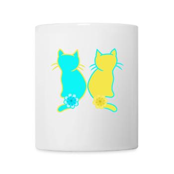 Domestic cat cats cat pets Ukraine - Mug - white - Front
