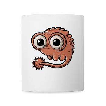 Funny little creature with big eyes - Mug - white - Front