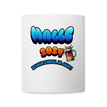 Malle 2024 - Mallorca - Party - Tasse - Weiß - Vorne