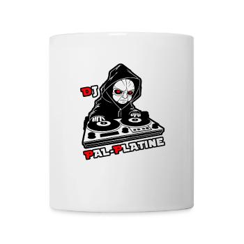DJ PAL-PLATINE ! (cinéma, film, musique) - Mug blanc - blanc - Devant