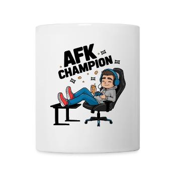 AFK Champion - Conception de jeu amusante - Mug blanc - blanc - Devant