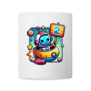 Ich bin 2 Jahre zweiter Geburtstag - Tasse - Weiß - Vorne