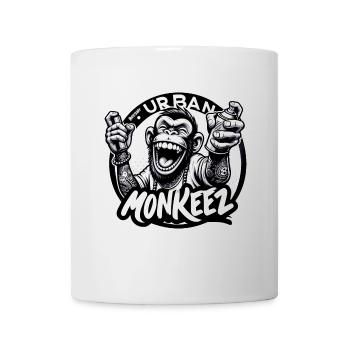 Urban Monkeez Smiling Monkey Sprayer - raffstaff ® - Mug - white - Front