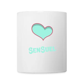 JE SUIS AU RÉGIME SENSUEL ! (amour, love) - Mug blanc - blanc - Devant