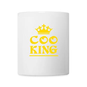 COOKING !(Roi de la cuisine) - Mug blanc - blanc - Devant