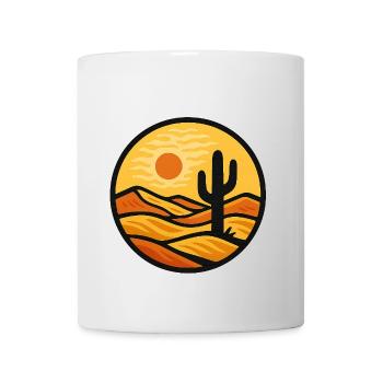 Mirage du désert - Mug blanc - blanc - Devant