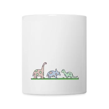 Dino - Tasse - Weiß - Vorne