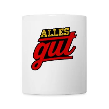 Alles gut gelb/rot - Tasse - Weiß - Vorne