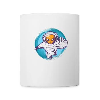AlienAstronaut - Tasse - Weiß - Vorne