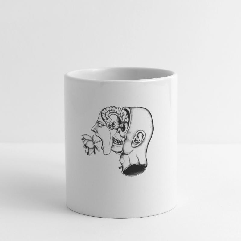 Split Screaming Head Mug