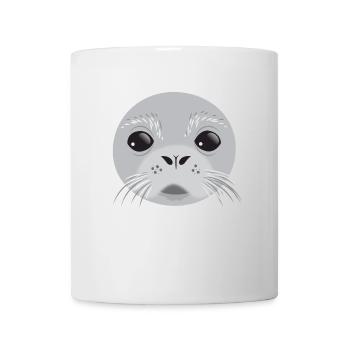 Gorgeous baby seal face - Mug - white - Front