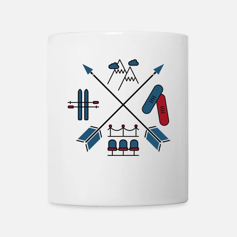 Wintersport - Tasse - Weiß