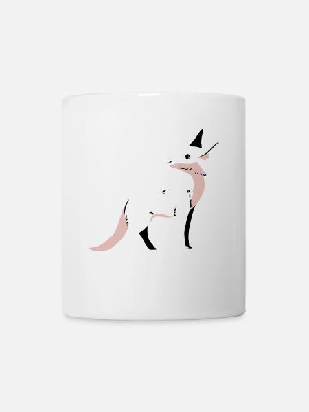 Wildlife Fox Foxes Children Arctic Snow Zoo - Mug - white