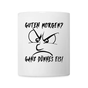 Morgenmuffel - Kaffee zum Start - Guten Morgen - Tasse - Weiß - Vorne