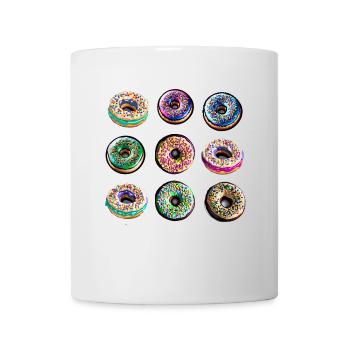 Donuts Muffins Donut Süßigkeit - Tasse - Weiß - Vorne
