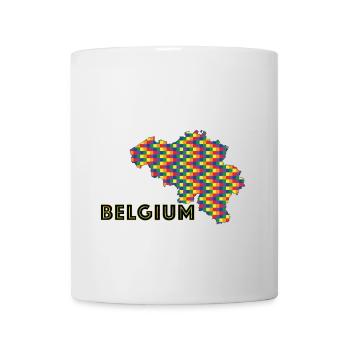 Fierté belge - Mug blanc - blanc - Devant